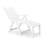 POLTRONA PIEG.LETTINO REGOLABILE DA GIARDINO ERGONOMICA ARIZONA CM. 109X60X108H