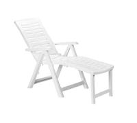 POLTRONA PIEGHEVOLE 'ARIZONA' cm 60x108x109h - Col. Bianco - PRO GARDEN