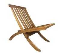 Poltrona Pieghevole Camel Design Ergonomico Salvaspazio in Legno Teak