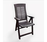 POLTRONA PIEGHEVOLE SILVER POLIPROPILENE ANTRACITE