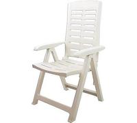 POLTRONA PIEGHEVOLE YUMA PROGARDEN PP BIANCO CM 60X61 H.CM 109