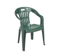 SEDIA IN RESINA PIONA VERDE 56x55xH78 cm