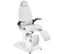 Poltrona Podologica Elettrica 709A per Estetica Pedicure Studio Medico Bianco