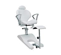 Poltrona Podologica Pedicure Professionale con Schienale Inclinabile e Poggiapiedi