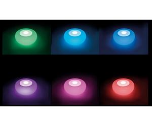 POLTRONA POGGIAPIEDI LUMINOSO INTEX 86x33h batterie ricaricabili