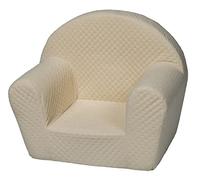 Poltrona poltroncina morbida gioco giochi bambini bimbi cameretta stanzetta (colore: crema)