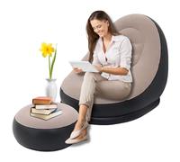Poltrona Pouf Gonfiabile con Pompa Divanetto Longue Relax Studio Salone