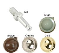 Poltrona Premium Kenricks Con Sfera E Attacco E Ruote Per Mobili Parker Knoll