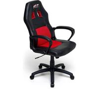Poltrona Racing con Braccioli e Ruote Ergonomica Rossa Sedia da Gaming Scrivania
