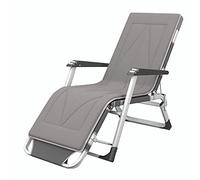 Poltrona reclinabile Comfort Zero Gravity, sedia reclinabile pieghevole imbottita per esterni, per patio, piscina, terrazza e campeggio, seduta e schienale di supporto.