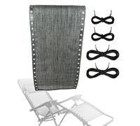 Poltrona reclinabile pieghevole in tessuto, sedia a sdraio pieghevole in tessuto