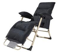 Poltrona reclinabile regolabile con cuscini, perfetta per patio, giardino, spiaggia e piscina, supporta fino a 150 kg, massimo comfort e relax