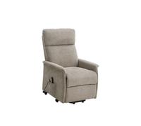 POLTRONA RECLINER RELAX ALZAPERSONA TESSUTO BEIGE