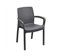 Sedia regina cm. 60,5x54x82 h col. antracite -