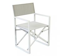 POLTRONA REGISTA LARISSA 50.5x55x84.5cm IN ALLUMINIO