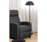 Poltrona Relax con pouf reclinabile pelle tessuto NUOVA vari modelli FSC