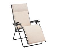 Poltrona Relax imbottita gravità zero LAFUMA Bayanne Niksen (Beige Creme)