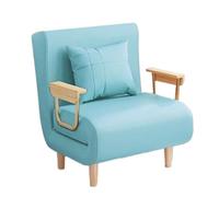 Poltrona Relax Reclinabile Convertibile, Divano Letto Trasformabile 3 In 1, Con Schienale Regolabile In 6 Posizioni E Braccioli, Gambe Nascoste, Copertura Smontabile(Green,190 * 80 * 28cm)