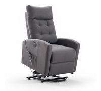 POLTRONA RELAX RECLINABILE ELETTRICA ALZAPERSONA MASSAGGIANTE DOPPIO MOTORE