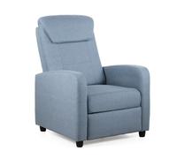 Poltrona Relax Reclinabile Manuale in Tessuto Marta Jeans