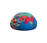 Poltrona sacco lavabile con mappa del mondo, tatami, poltrona a sacco personalizzata per il tempo libero sedia da salotto morbida con imbottitura morbida