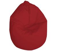 Poltrona Sacco Pouf in poliestere 70x110 cm Ariel Rosso