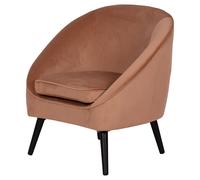 Poltrona salotto design moderno, cammello, Sibilla