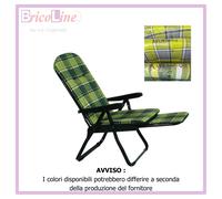 POLTRONA SDRAIO CON POGGIAPIEDI CIPRO INCLINAZIONE 6 POSIZIONI R193CN