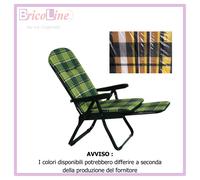 POLTRONA SDRAIO CON POGGIAPIEDI CIPRO INCLINAZIONE 6 POSIZIONI R193CN