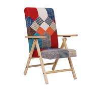 Poltrona sdraio reclinabile in tessuto Patchwork a 4 posizioni MOLISANA Colorado