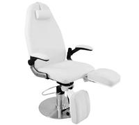 Poltrona Sedia Multifunzionale VELA per Centro Estetico Pedicure Manicure Bianco