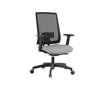 Poltrona semidirezionale X-Pro - c/ braccioli - grigio - Unisit