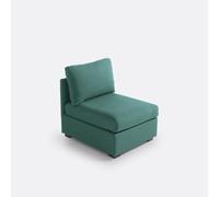 Poltrona sfoderabile, cotone, Robin Verde 1 posto