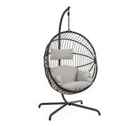 Poltrona Sospesa da Giardino Pieghevole con Cuscini Bizzotto Finley - 661777