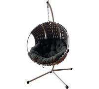 POLTRONA SOSPESA ITACA DA GIARDINO CON CUSCINO IMPERMEABILE OUTDOOR RELAX