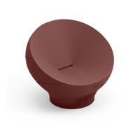 Poltrona Struttura Leggera e Robusta di Design VERA Dimensioni 100x91x h 80 cm -peso 15 kg richiama la grazia di un giardino zen colore Granato rosso