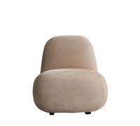 Poltrona Toe Flat in Nabuk