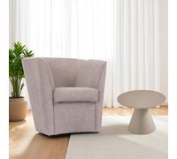 Poltrona Tortora in tessuto antimacchia moderna