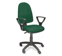 Poltrona Ufficio direzionale girevole in tessuto Toria Verde