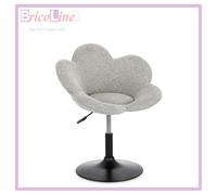POLTRONA UFFICIO FLEUR NERO BEIGE BIZZOTTO