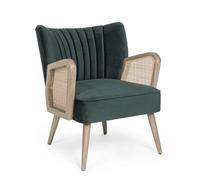 Poltrona Virna Verde in Legno