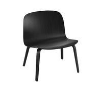 Poltrona Visu con Base in Legno Nero