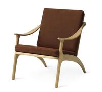 Poltrona Warm Nordic Lean Back Rovere/Nabuk Terra