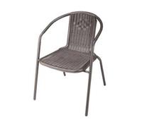 POLTRONA WOOD BROWN IN RATTAN SINTETICO PP VETTE