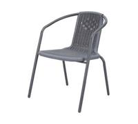POLTRONA WOOD GREY IN RATTAN SINTETICO PP VETTE