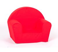 Poltroncina per Bambini 42x31x50 cm in Tessuto Cotone Rosso