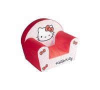 Tataway Poltroncina Hello Kitty per Bambine - Sedia da Cameretta Ergonomica e Sfoderabile, Design Rosa e Bianco con Personaggio Ufficiale Sanrio, Comfort e Stile per Arredo Infantile