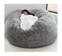Poltrone a sacco extra large per adulti, poltrone a sacco da 5 piedi senza imbottitura inclusa, morbide e comode, poltrone per il tempo libero adatte per camera da letto e dormitorio con bal