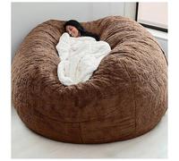 Poltrone a sacco extra large per adulti, poltrone a sacco da 5 piedi senza imbottitura inclusa, morbide e comode, poltrone per il tempo libero adatte per camera da letto e dormitorio con bal
