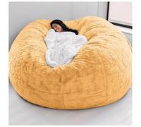 Poltrone a sacco extra large per adulti, poltrone a sacco da 5 piedi senza imbottitura inclusa, morbide e comode, poltrone per il tempo libero adatte per camera da letto e dormitorio con bal